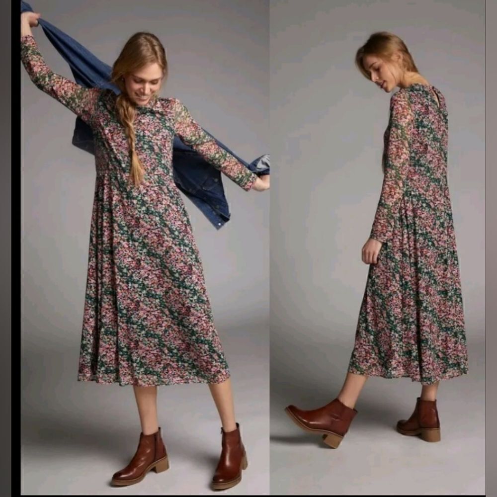 NwT Anthropologie Fiona Maxi Dress size M